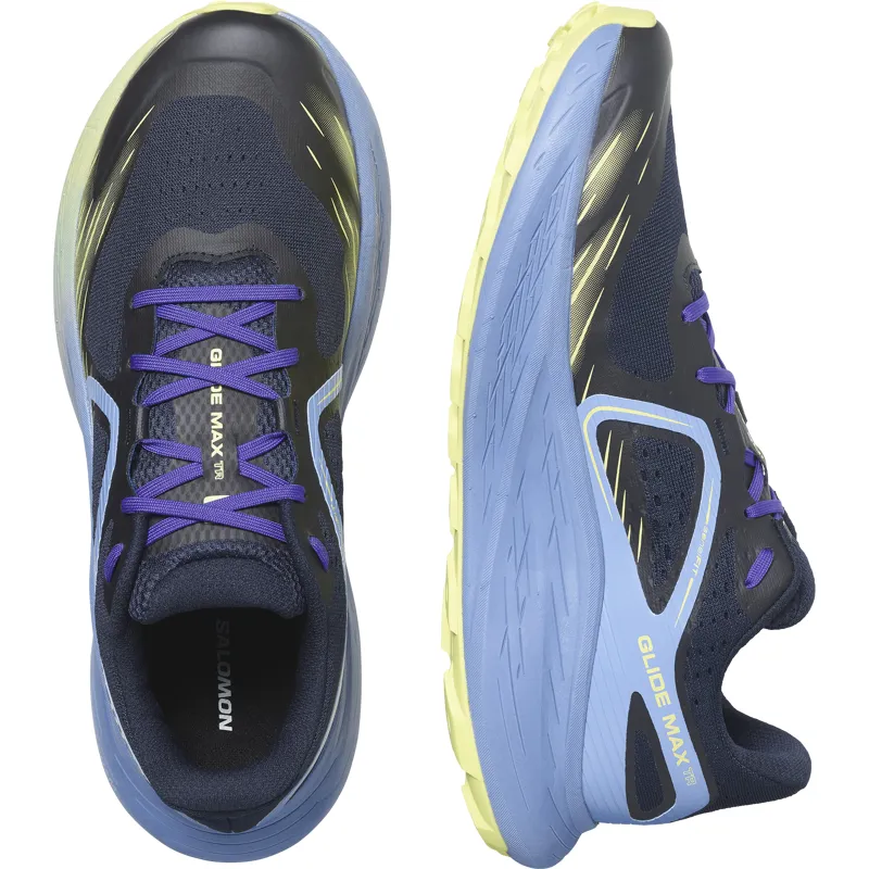 Salomon Glide Max TR Men's Trail Running Shoe in Granada Sky/Dark Sapphire/Sunny Lime-2